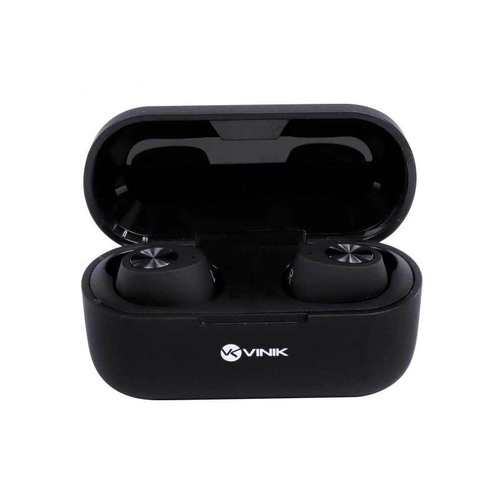 Fone De Ouvido Bluetooth Vinik Buds W1 TWS Preto C/ Estojo Carregador - 36064 - Truedata