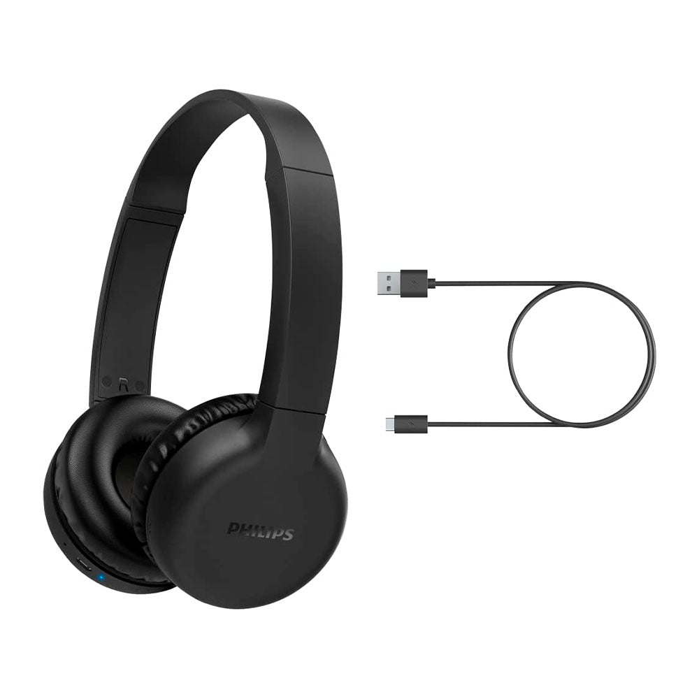 Fone de Ouvido Headphone Bluetooth Philips Preto - TAH1205BK/00 - Truedata