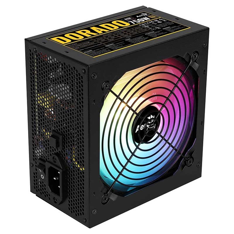 Fonte Real Atx 750w Aerocool Kcas Plus Gold 80 Plus ARGB - 73885 - Truedata