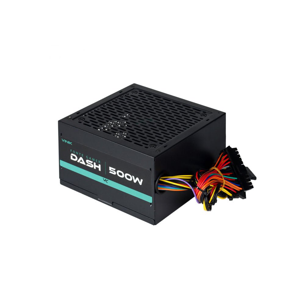 Fonte Real Gamer Vinik Dash Atx 500w Bivolt Preto - VFG500WP - Truedata