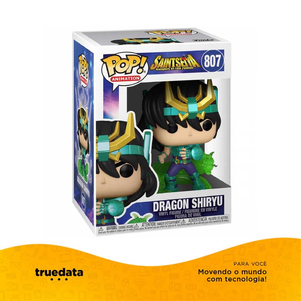 Funko Pop Cavaleiros do Zodiaco - Dragon Shiryu - 106861 - Truedata