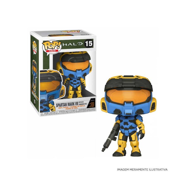 Funko Pop Halo Infinite - Spartan Mark VII - Commando Rifle - 111985 - Truedata