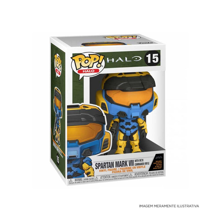 Funko Pop Halo Infinite - Spartan Mark VII - Commando Rifle - 111985 - Truedata