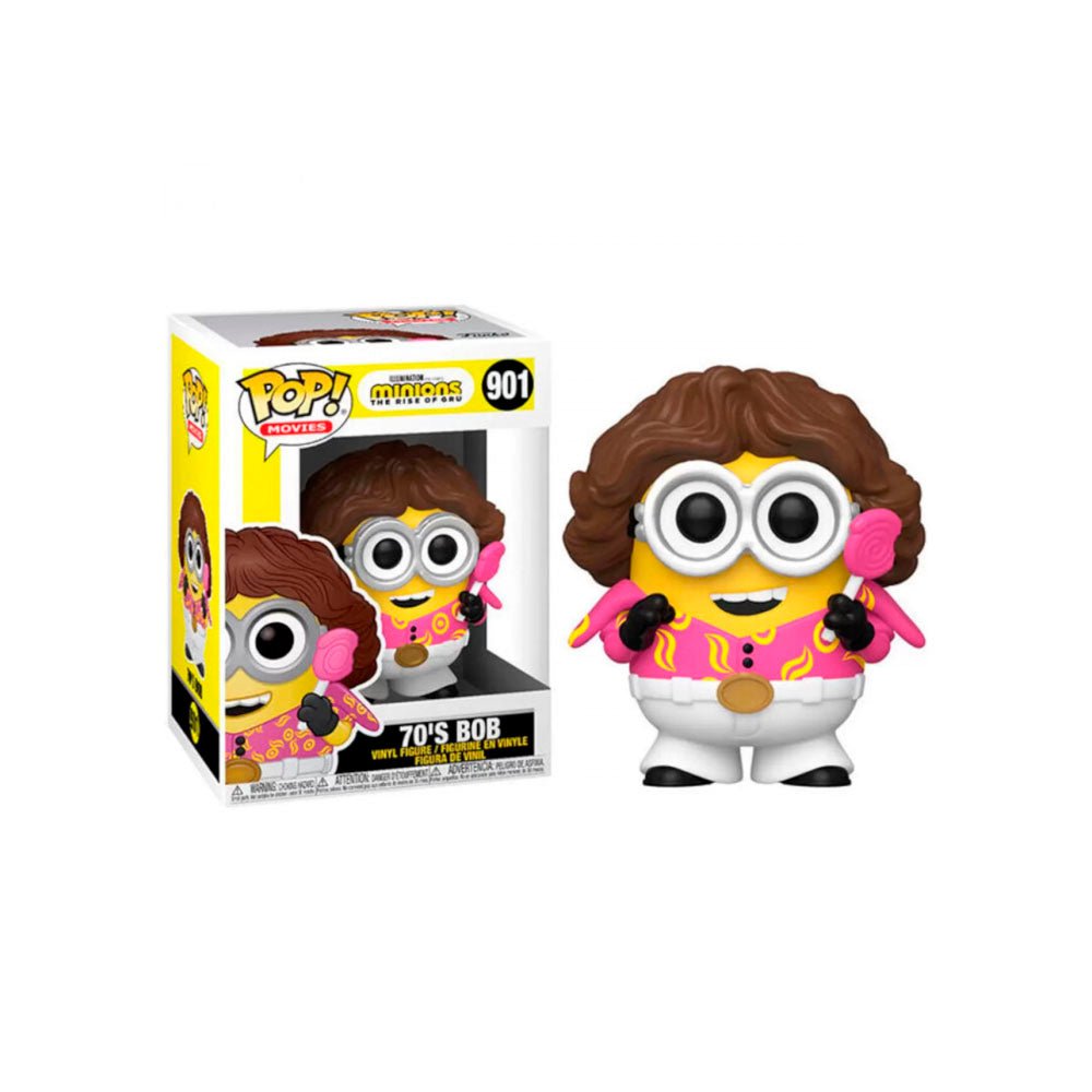 Funko Pop Minions 2: A Origem de Gru - Bob Anos 70 - 111911 - Truedata