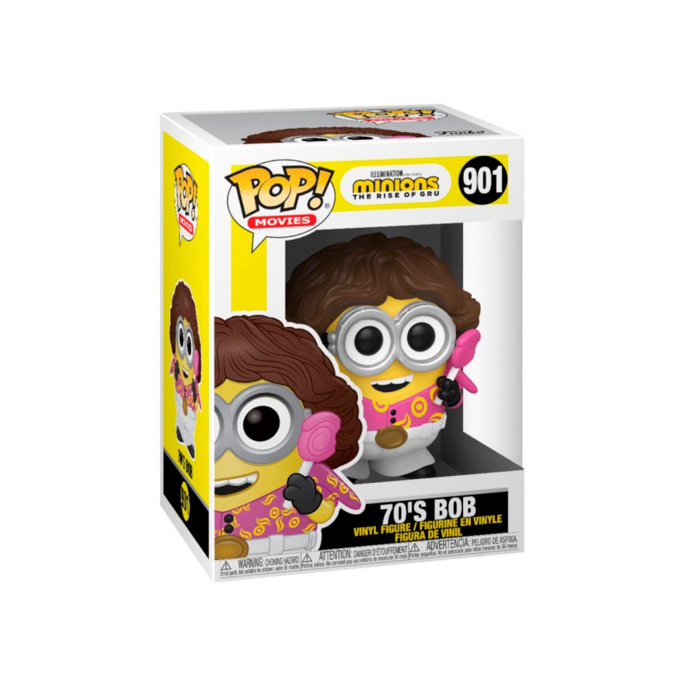 Funko Pop Minions 2: A Origem de Gru - Bob Anos 70 - 111911 - Truedata