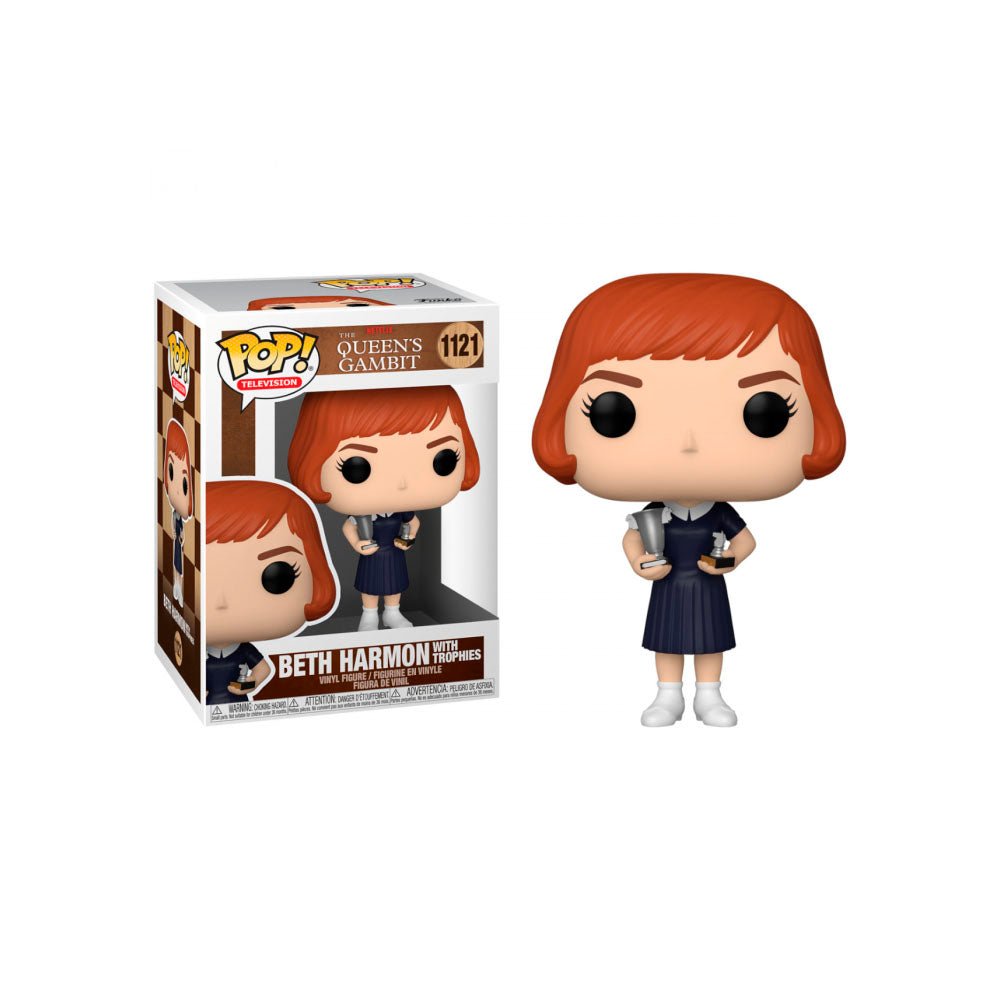 Funko Pop O Gambito da Rainha - Beth Harmon - Com Troféus - 112048 - Truedata