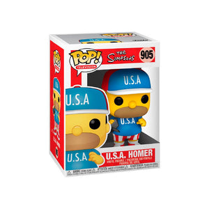 Funko Pop Os Simpsons - Homer - U.S.A - 82963 - Truedata