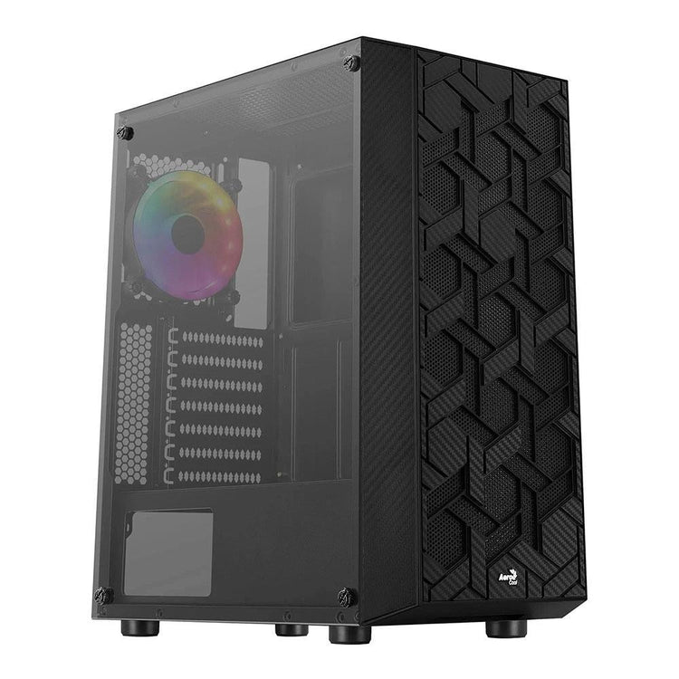 Gabinete Gamer Aerocool Mid Tower Hiven Com lateral acrílico - Pn 72997 - Truedata