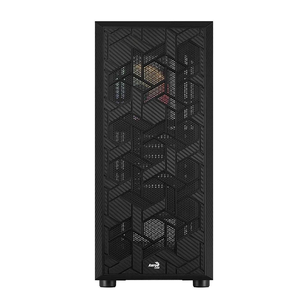 Gabinete Gamer Aerocool Mid Tower Hiven Com lateral acrílico - Pn 72997 - Truedata