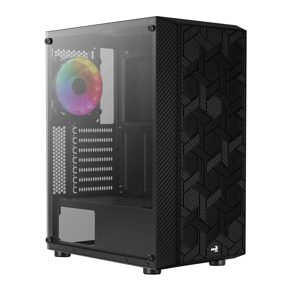 Gabinete Gamer Aerocool Mid Tower Hiven Com lateral acrílico - Pn 72997 - Truedata