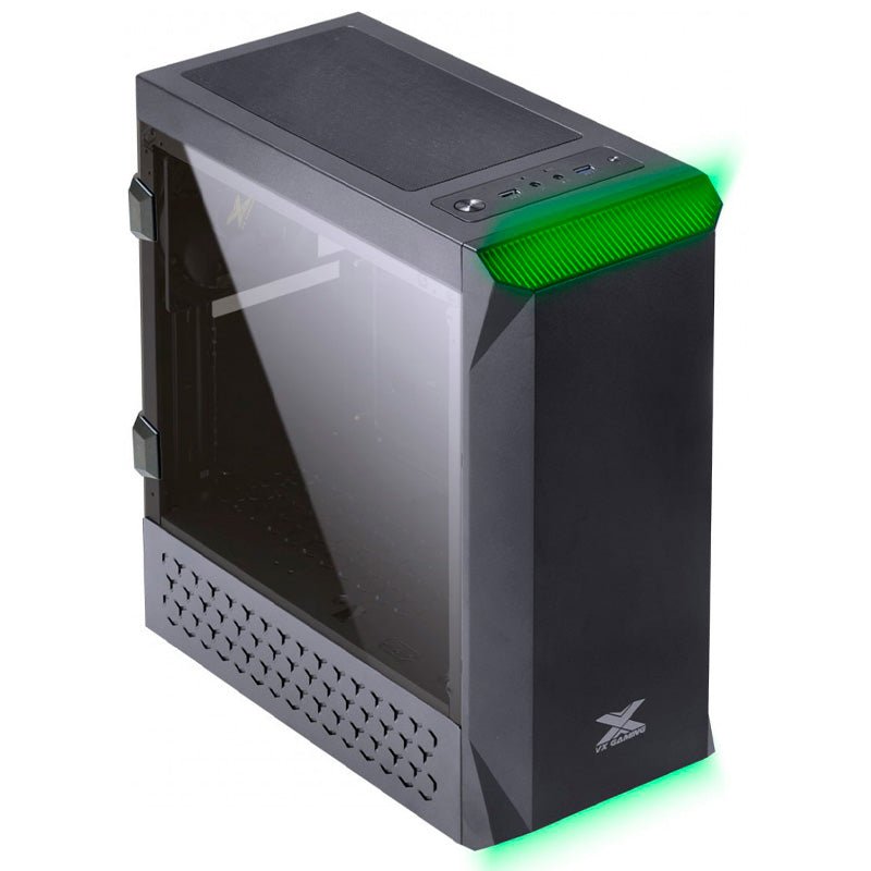 Gabinete Gamer VX Gaming Borealis Rgb Preto Com Lateral em acrílico - 32296 - Truedata