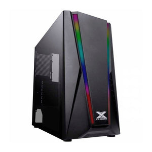 Gabinete Gamer VX Gaming Feux Rgb Preto Com Lateral em Acrílico - 36267 - Truedata