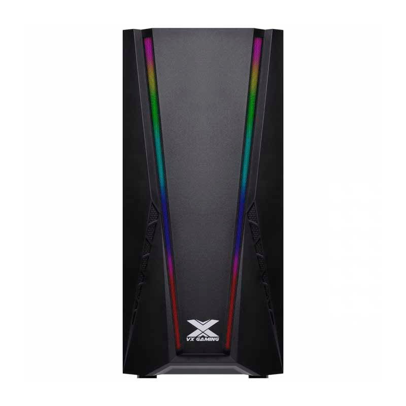 Gabinete Gamer VX Gaming Feux Rgb Preto Com Lateral em Acrílico - 36267 - Truedata