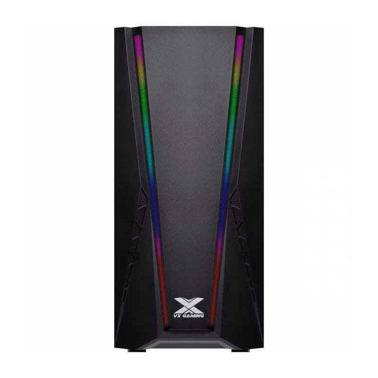 Gabinete Gamer VX Gaming Feux Rgb Preto Com Lateral em Acrílico - 36267 - Truedata