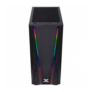 Gabinete Gamer VX Gaming Feux Rgb Preto Com Lateral em Acrílico - 36267 - Truedata