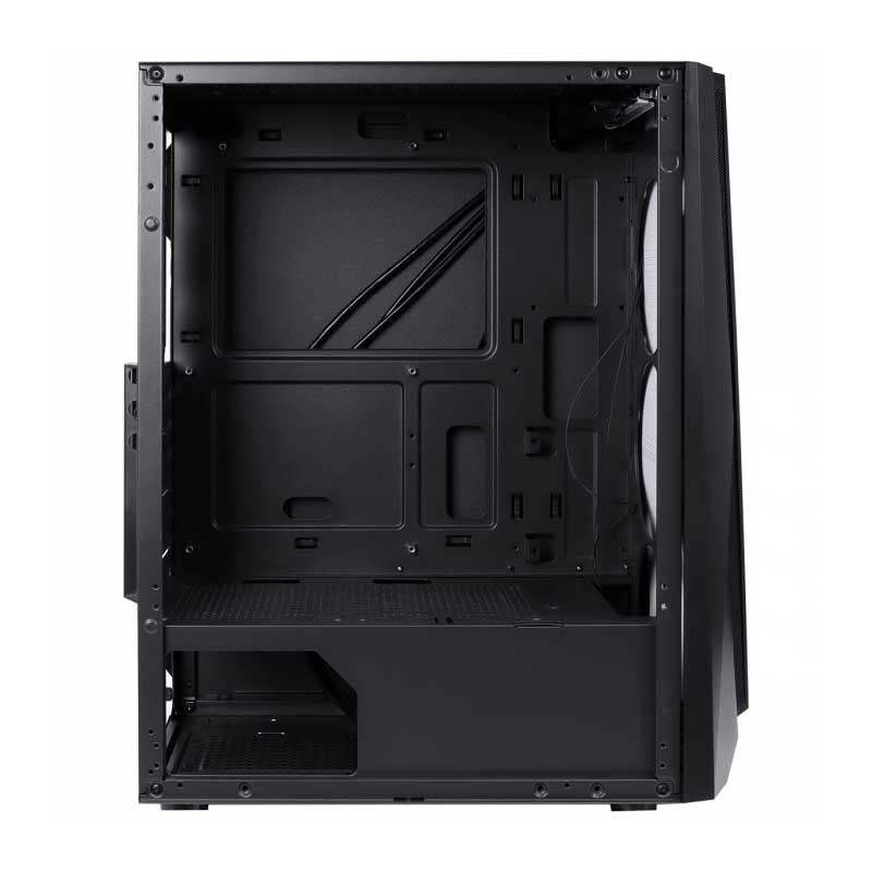 Gabinete Gamer VX Gaming Feux Rgb Preto Com Lateral em Acrílico - 36267 - Truedata