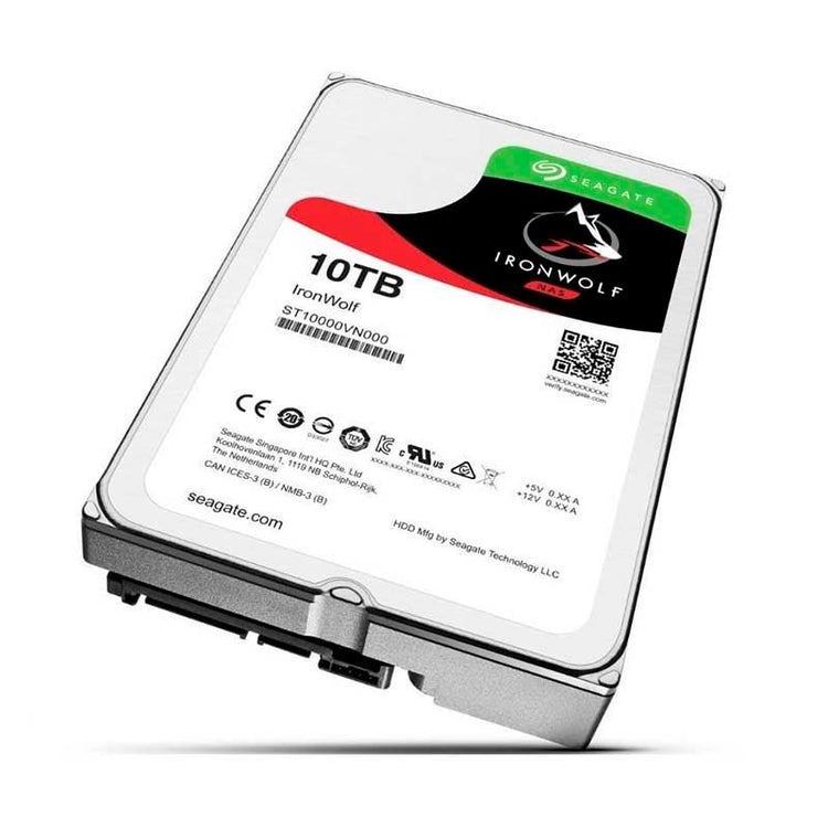 Hd Para Servidor Nas 10tb Seagate Ironwolf Sata 6gb/S 256mb - ST10000VN0008 - Truedata