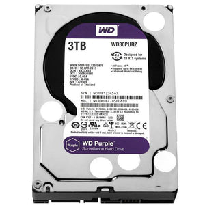 Hd Para Vigilância 3tb Western Digital Wd Purple Sata 6gb/S 64mb - Wd30purz - Truedata