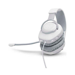 Headset Gamer Jbl Quantum 100 P3 com Adaptador P2 Branco - 582003 - Truedata