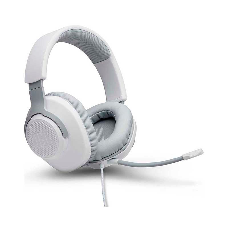 Headset Gamer Jbl Quantum 100 P3 com Adaptador P2 Branco - 582003 - Truedata