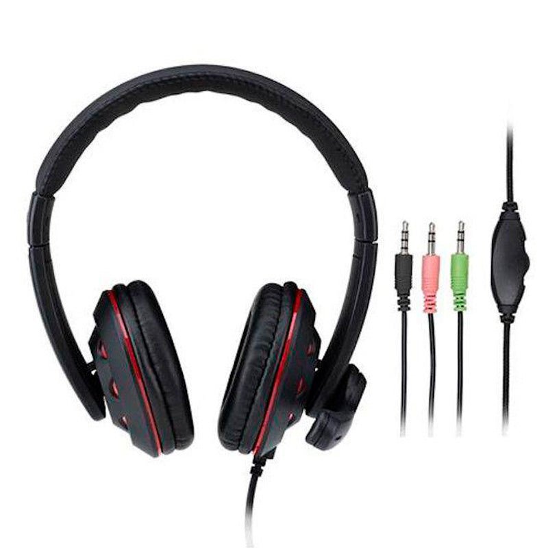 Headset Gamer Multilaser P3+P2 Preto - PH335 - Truedata