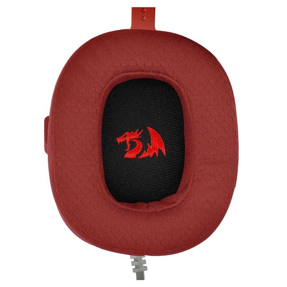 Headset Gamer Redragon Hero P3 Branco e Vermelho - H530 - R - Truedata