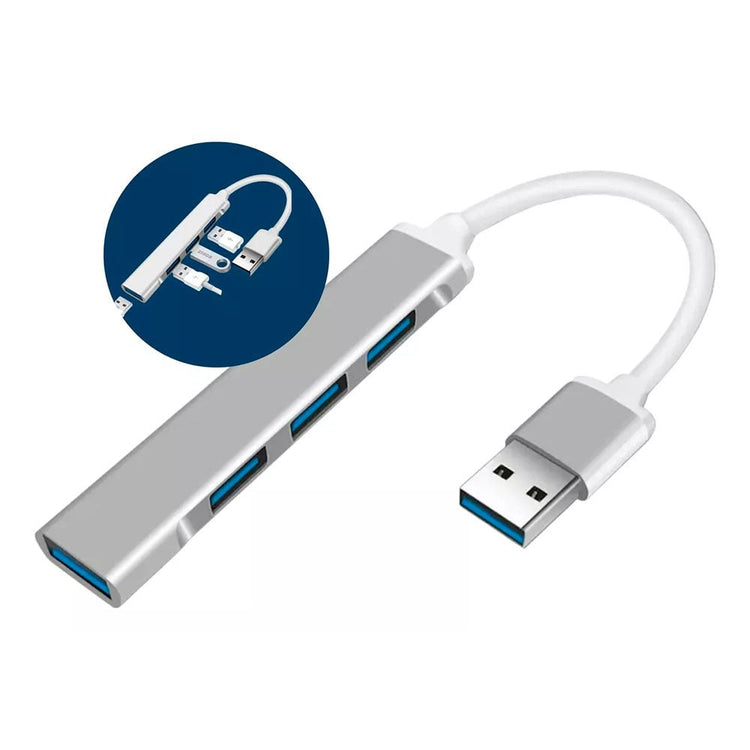 Hub USB 4 Portas Usb 3.0 High Speed - Truedata
