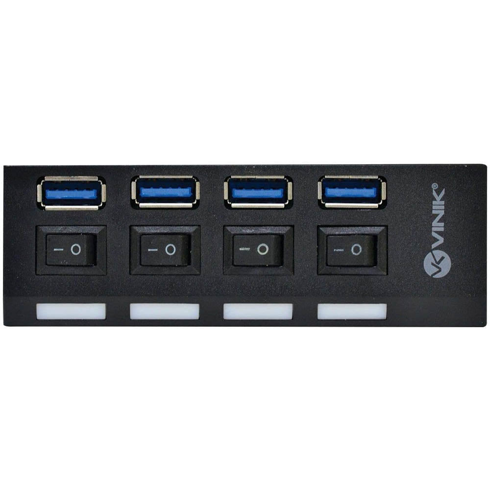 Hub Usb 4 Portas Vinik Usb 3.0 Com Interruptor - HUV - 50 - Truedata