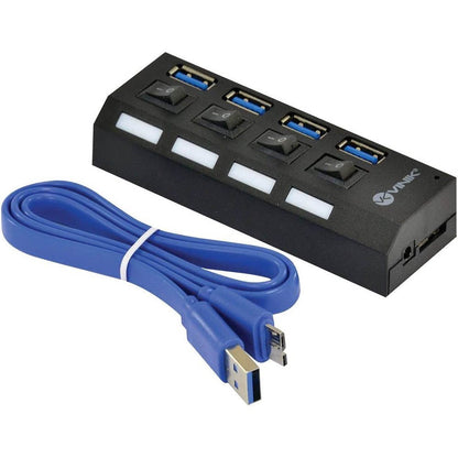 Hub Usb 4 Portas Vinik Usb 3.0 Com Interruptor - HUV - 50 - Truedata