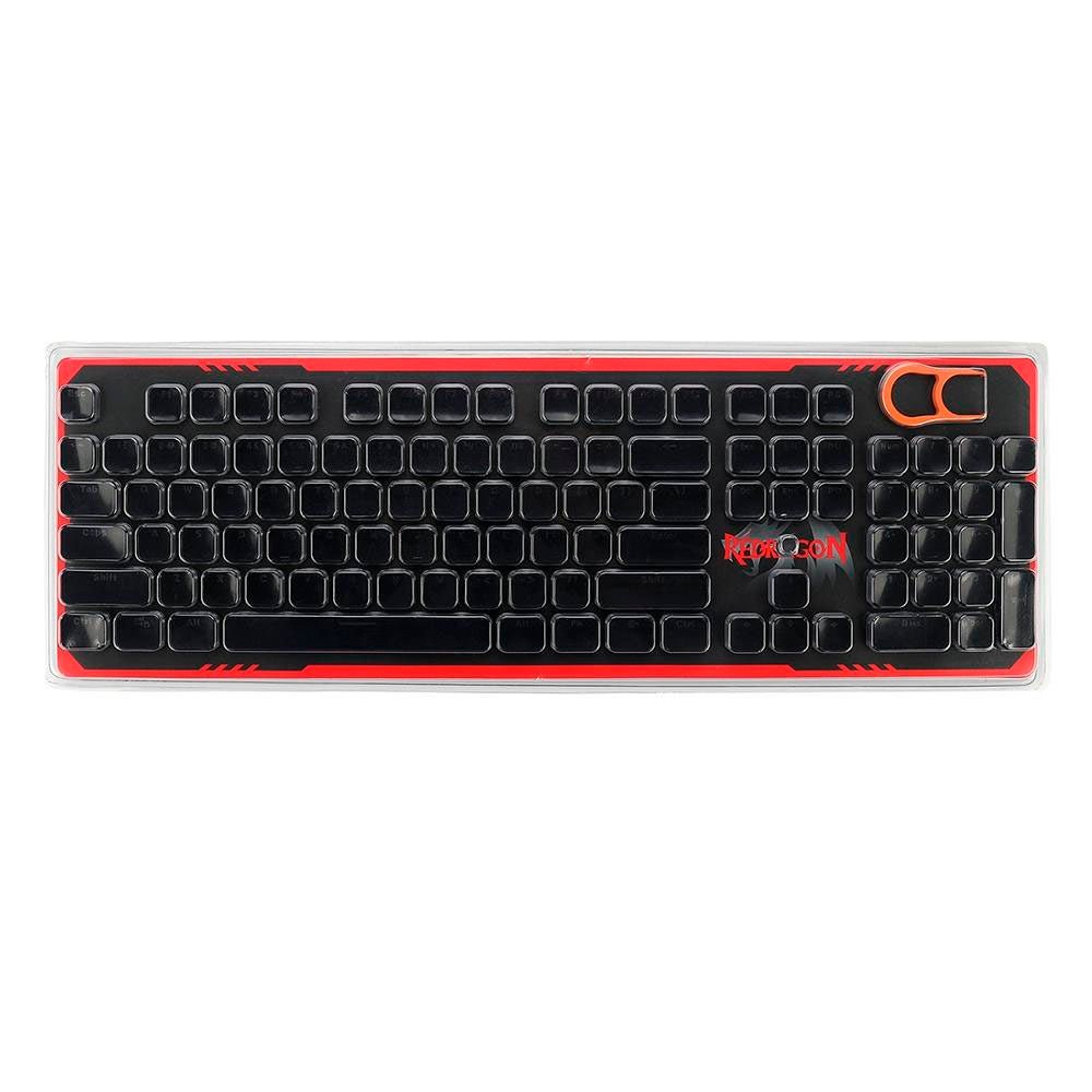 Kit de Teclas Keycaps Redragon Preto 104 Teclas - A107 - Truedata