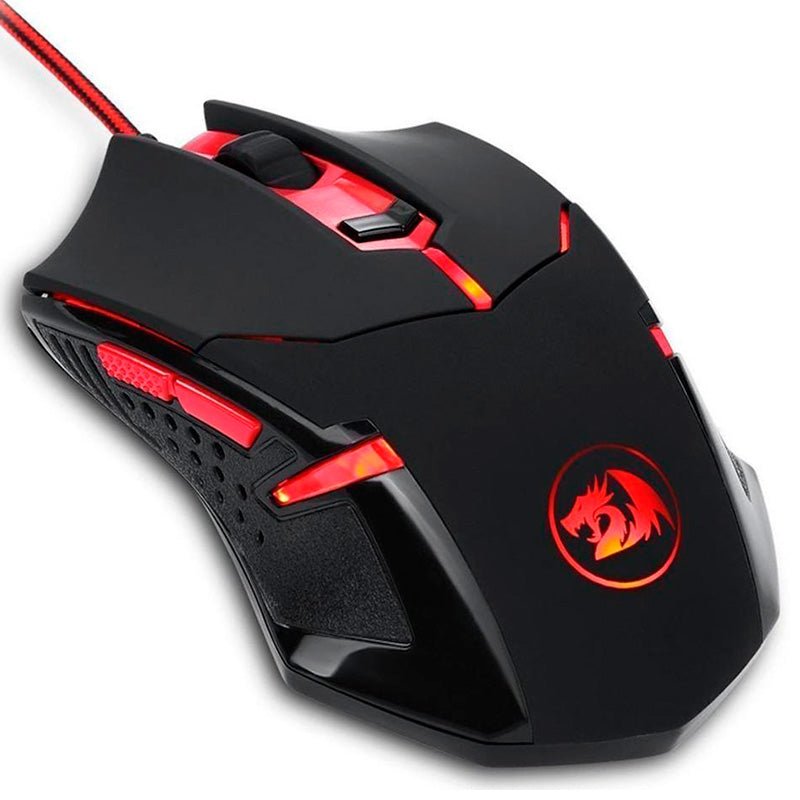 Kit Gamer Redragon S112 - Teclado Harpe RGB + Mouse Centrophorus + Headset Scylla + Mousepad Gamer - Truedata