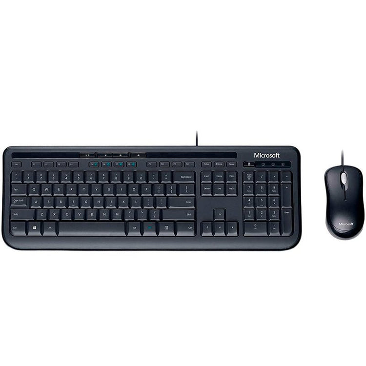 Kit Teclado E Mouse Com Fio Microsoft 600 - Apb00005 - Truedata