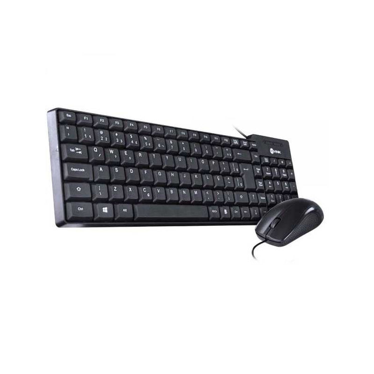 Kit Teclado E Mouse Com Fio Vinik USB - CD100 - Truedata