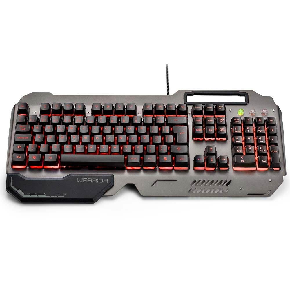 Kit Teclado e Mouse Gamer USB Ragnar Keon Warrior Preto - TC223 - Truedata