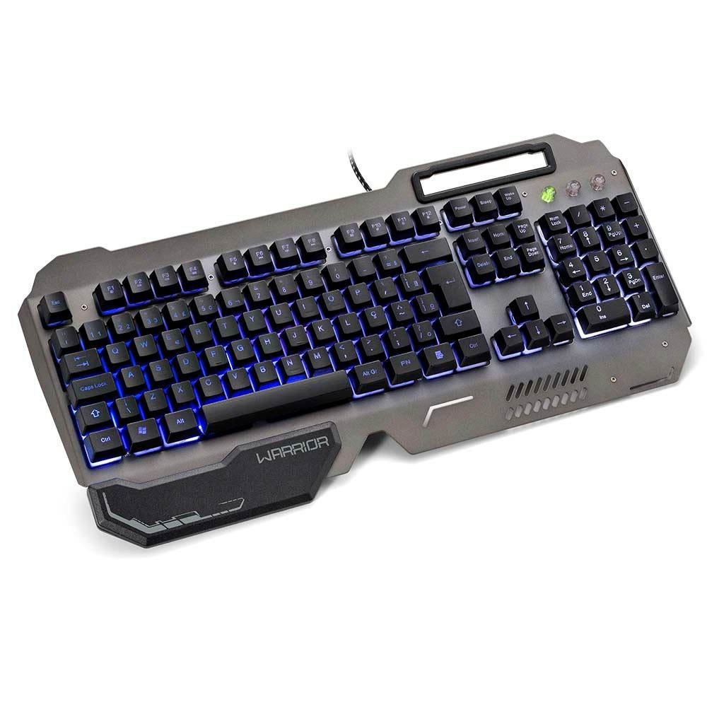 Kit Teclado e Mouse Gamer USB Ragnar Keon Warrior Preto - TC223 - Truedata