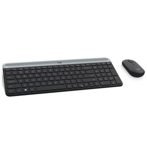 Kit Teclado E Mouse Sem Fio Logitech Mk470 Slim (Teclas Padrão US) - 920 - 009268 - Truedata