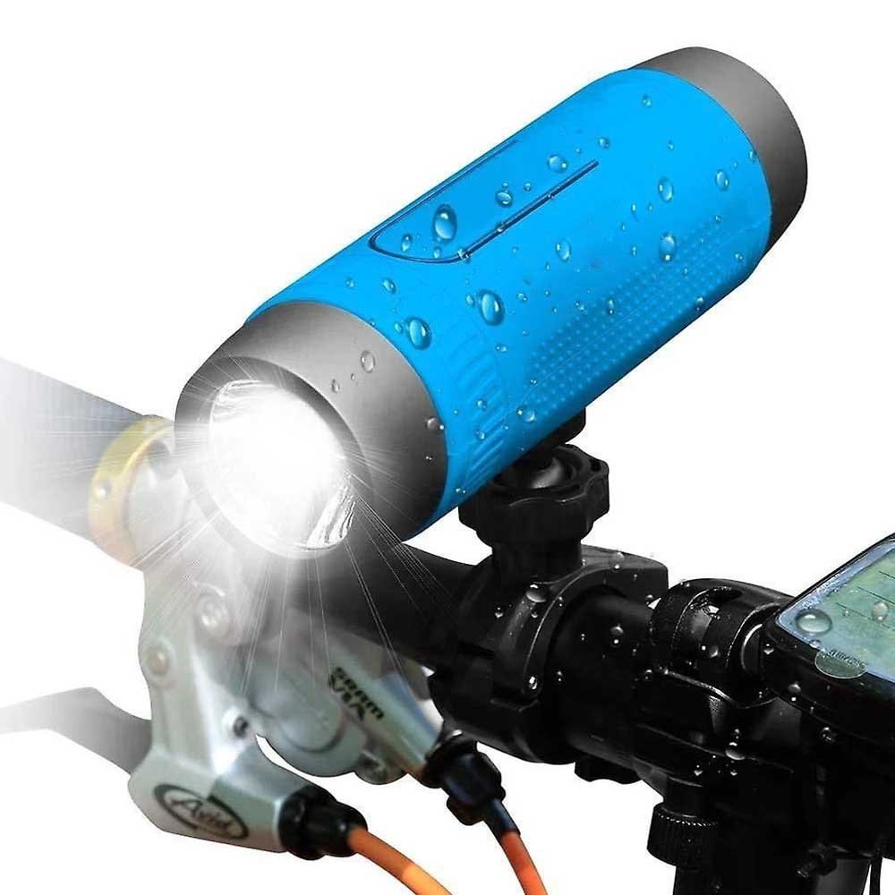 Lanterna para Bicicleta C/ Caixa de Som Sem Fio Bluetooth 1W IP55 Leon - LA36 - Truedata