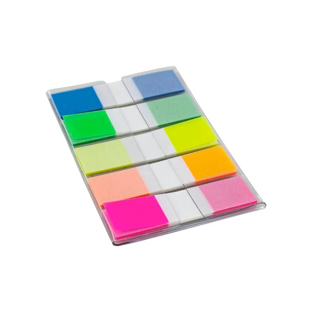 Marcador de Página Flag Pop - Up 12x45mm 5 Cores Neon 100 Folhas Keep - EI023 - Truedata