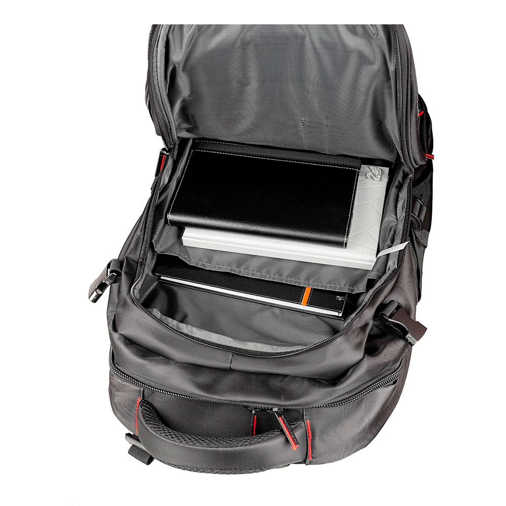 Mochila para Notebook 19" Kross Elegance Roller Com Rodinhas Preto - KE - BPR100 - Truedata