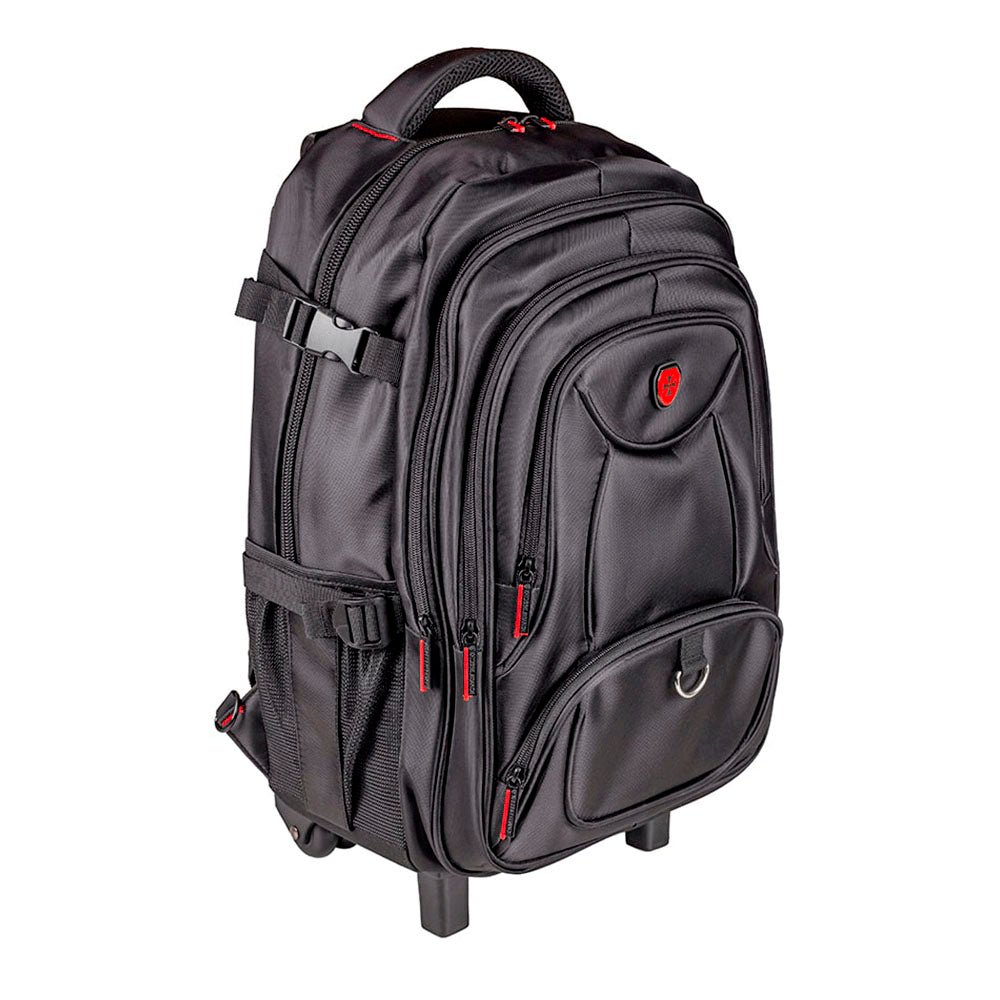 Mochila para Notebook 19" Kross Elegance Roller Com Rodinhas Preto - KE - BPR100 - Truedata