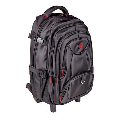 Mochila para Notebook 19" Kross Elegance Roller Com Rodinhas Preto - KE - BPR100 - Truedata
