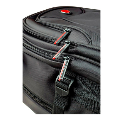 Mochila para Notebook 19" Kross Elegance Roller Com Rodinhas Preto - KE - BPR100 - Truedata