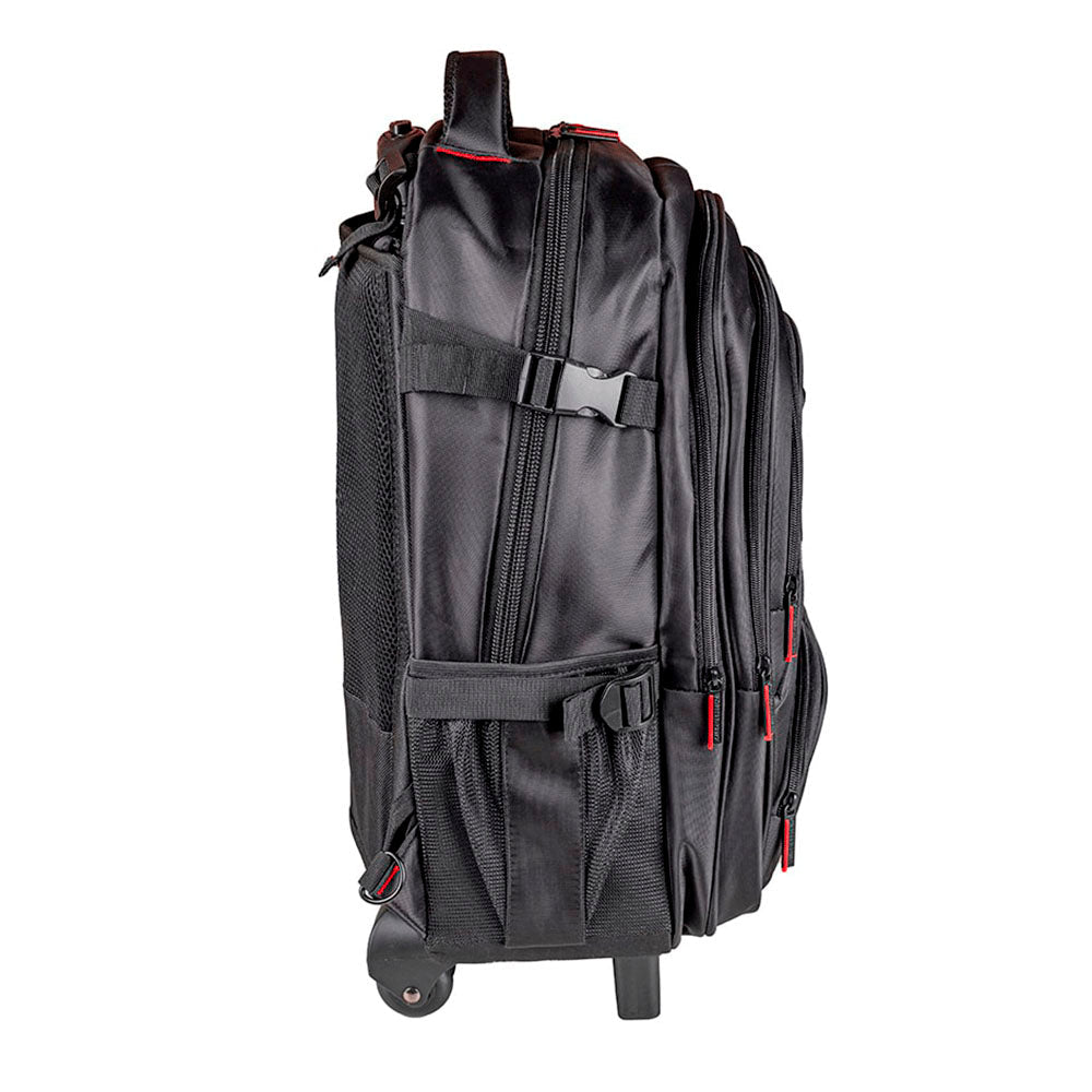 Mochila para Notebook 19" Kross Elegance Roller Com Rodinhas Preto - KE - BPR100 - Truedata