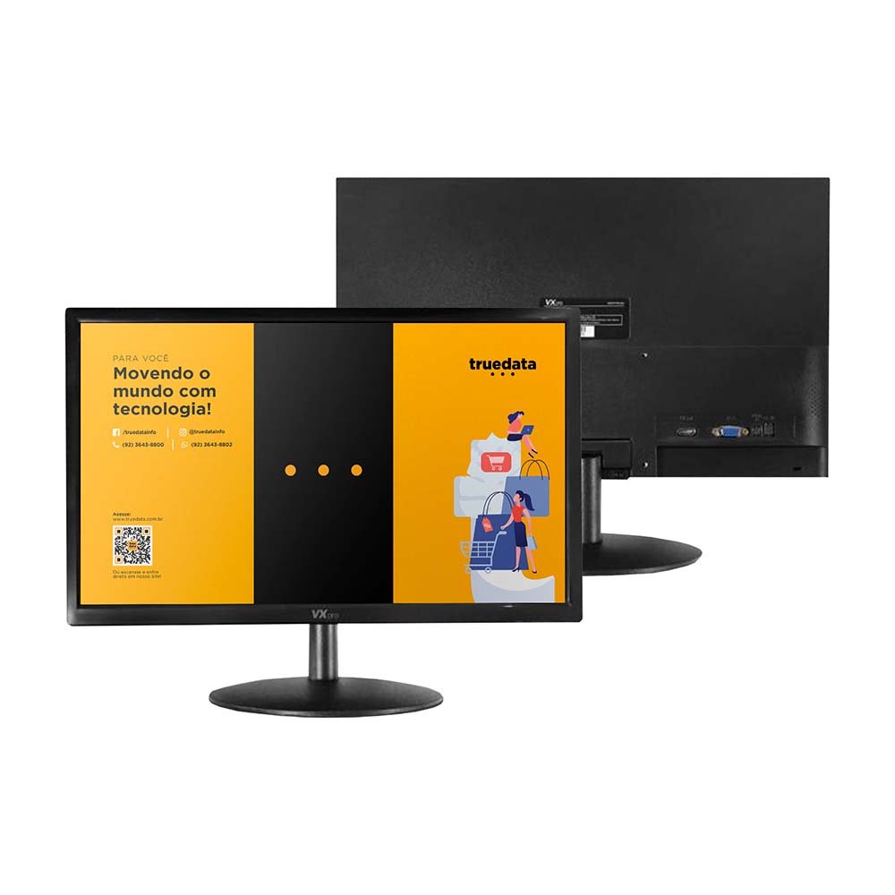 Monitor Led 19 Pols VXPro Hdmi Vga 1440x900 8ms - VX190C - Truedata