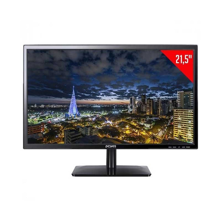 Monitor Led 21.5 Pols PCYES HDMI Vga 1920x1080 1000:1 5ms - MO215TN - Truedata