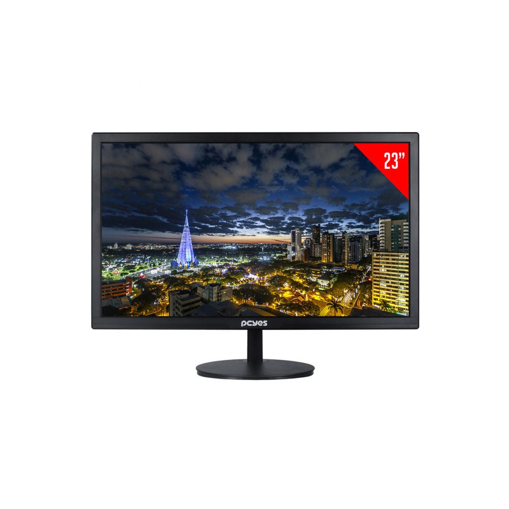 Monitor Led 23 Pols PCYES HDMI Vga 1920x1080 1000:1 5ms - PKMO23 - Truedata