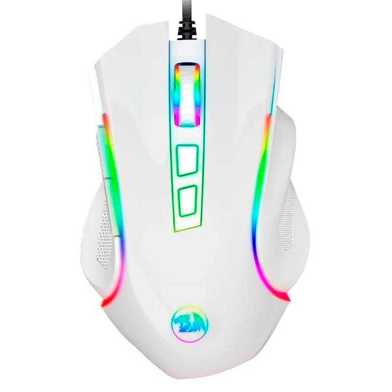 Mouse Gamer Redragon Griffin Branco RGB - M607W - Truedata