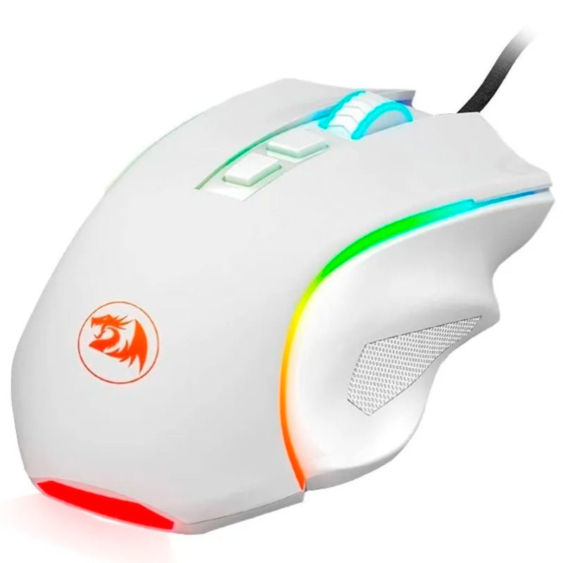 Mouse Gamer Redragon Griffin Branco RGB - M607W - Truedata