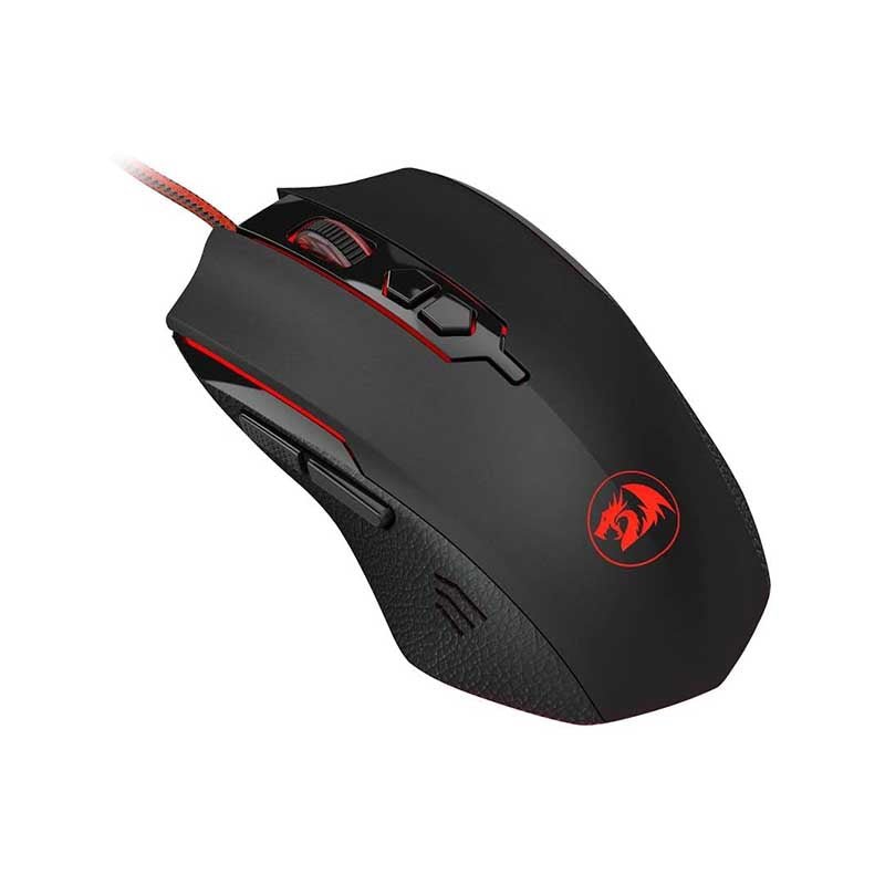 Mouse Gamer Redragon Inquisitor 2 6 Botoes 7200 Dpi Black / Red - M716A - Truedata