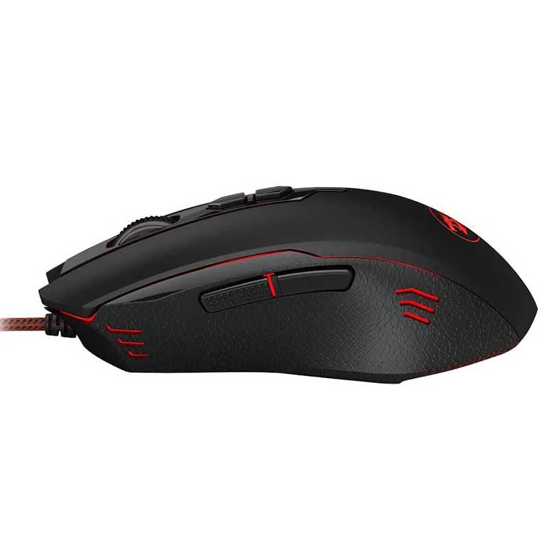 Mouse Gamer Redragon Inquisitor 2 6 Botoes 7200 Dpi Black / Red - M716A - Truedata